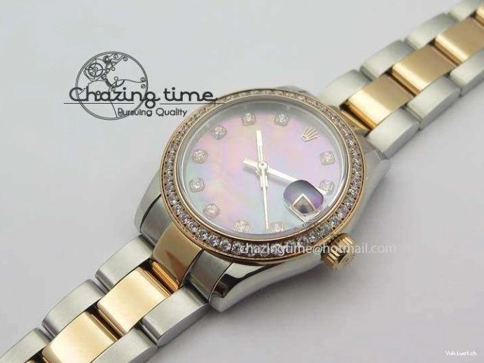 SS Bracelet RG Dial On BP-Maker DateJust V2 Diamond RG A2824 Edition MOP 31mm Best Markers SS 1128